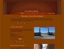 Tablet Screenshot of lazyhorseranch.com